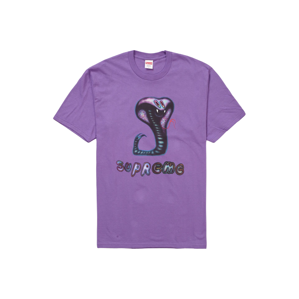 Supreme Snake Tee - Purple Supreme