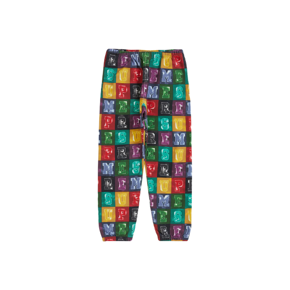 Supreme Blocks Sweatpant - Multicolor Supreme