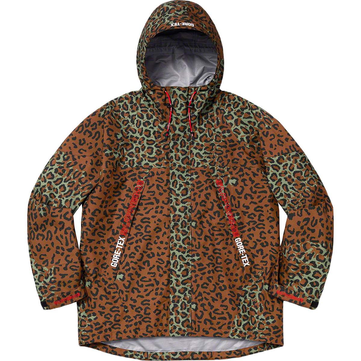 Supreme GORE-TEX Taped Seam Jacket - Leopard Supreme