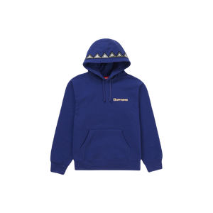 Supreme Pharoah Studded Hooded Sweatshirt - Washed Navy Supreme