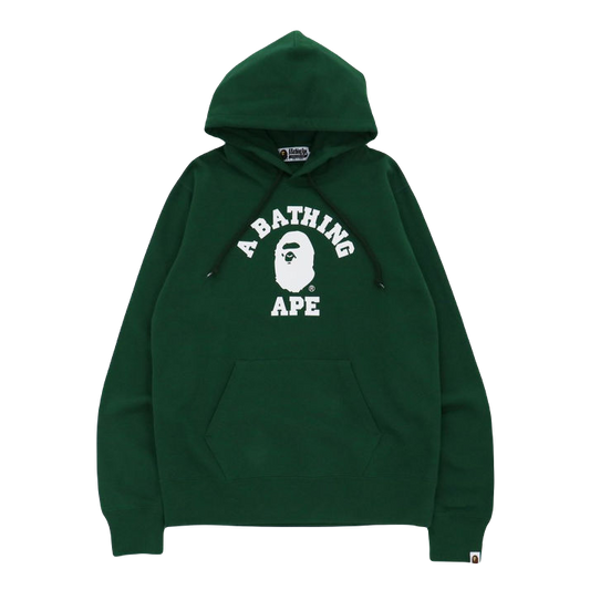A Bathing Ape College Pullover Hoodie - Deep Jungle