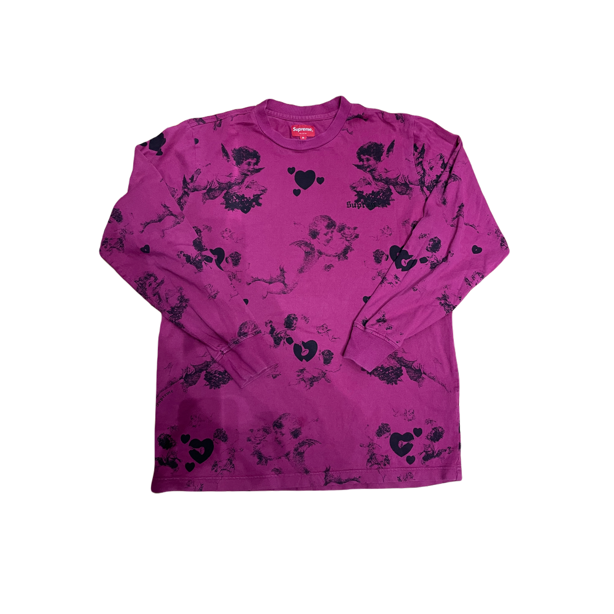Supreme Cupid Long Sleeve - Maroon - Used Supreme