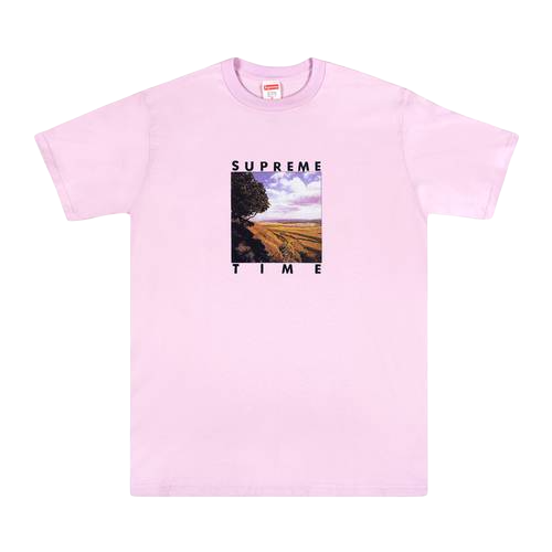 Supreme Time Tee - Light Purple Supreme