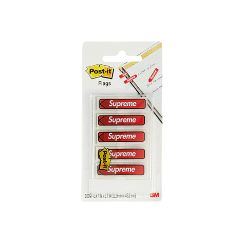 Supreme Post-It Flags - Red Supreme