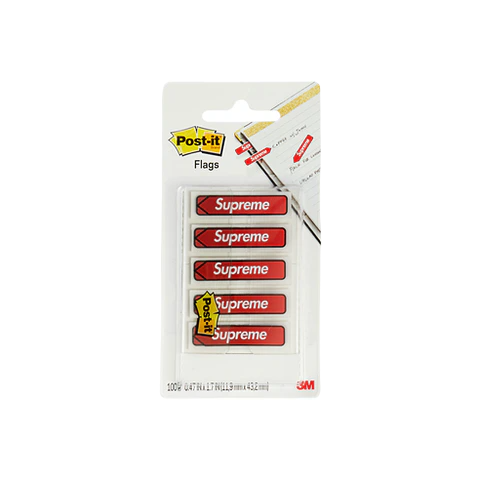 Supreme Post-It Flags - Red