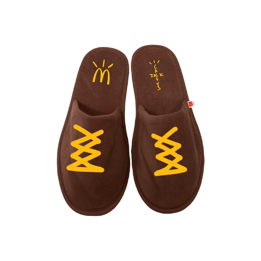 Travis Scott x McDonald's CJ House Slippers - Brown