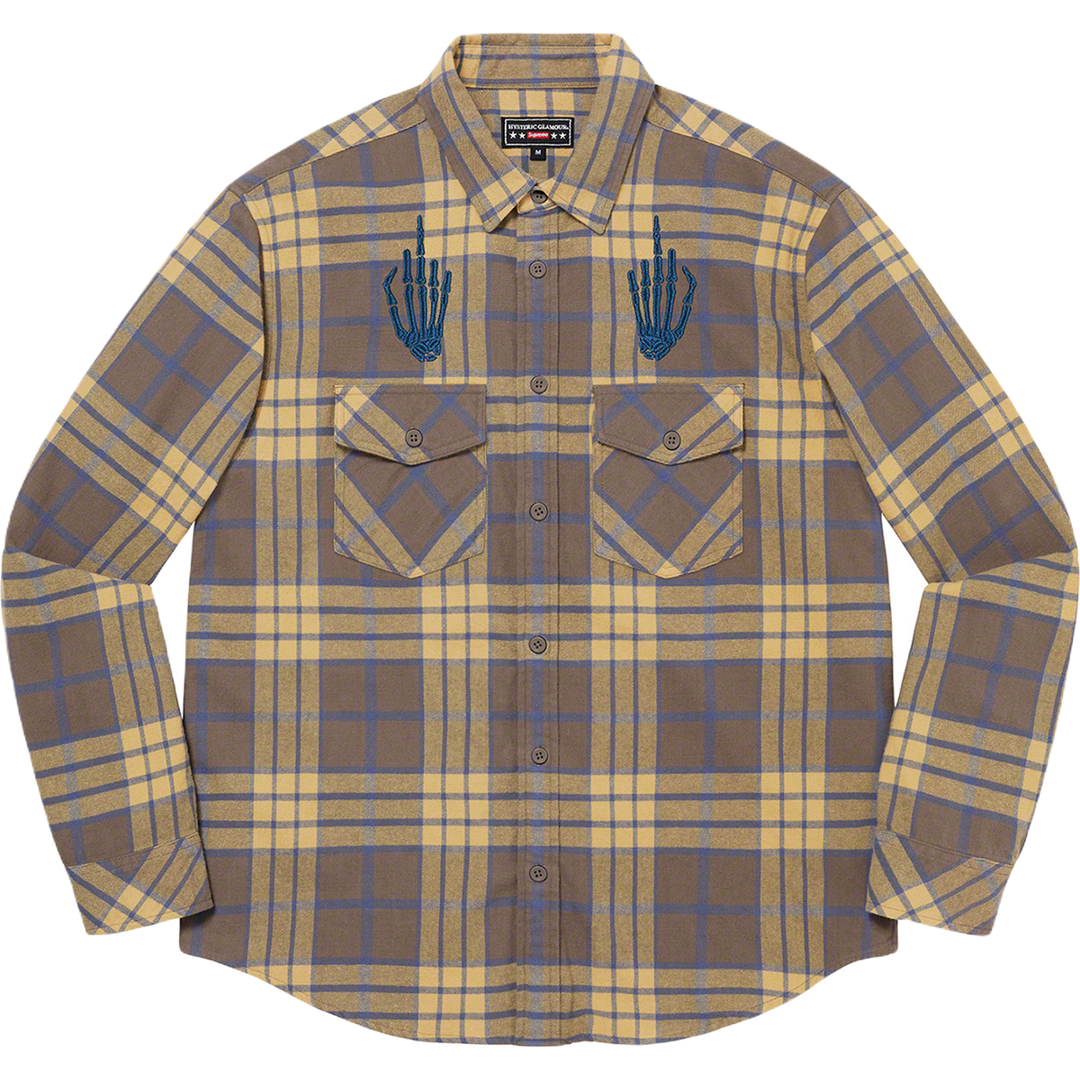 Supreme HYSTERIC GLAMOUR Plaid Flannel Shirt - Brown Supreme
