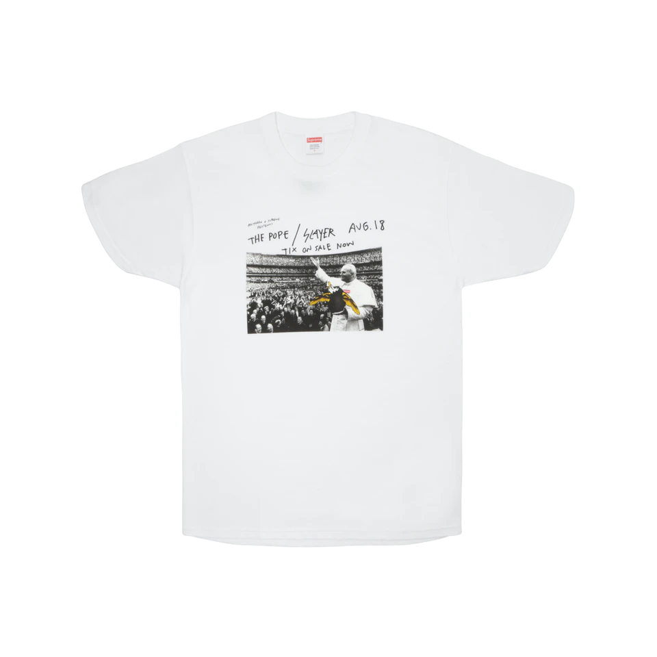 Supreme Anti Hero Pope Tee - White Supreme