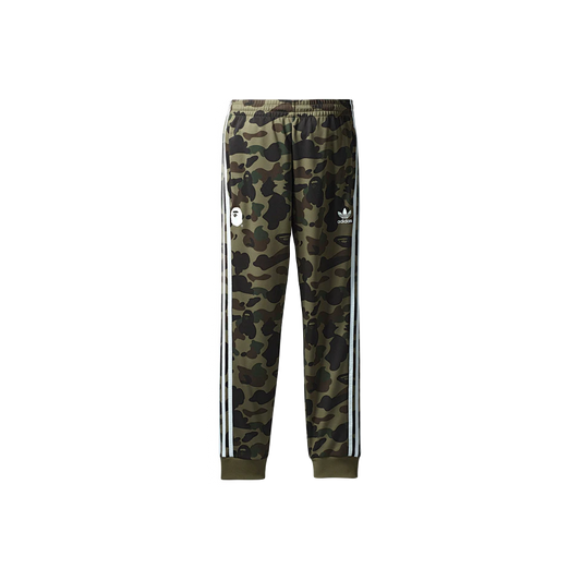 A Bathing Ape x Adidas Adicolor Track Pant - Green Bape