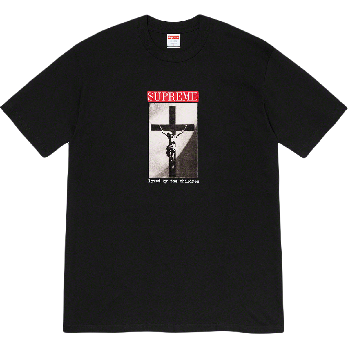 Supreme Loved By The Children Tee - Black - Used Supreme