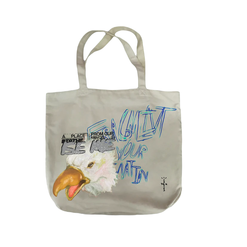 Travis Scott x Cactus Jack For Fragment Tote Bag - Flame Travis Scott