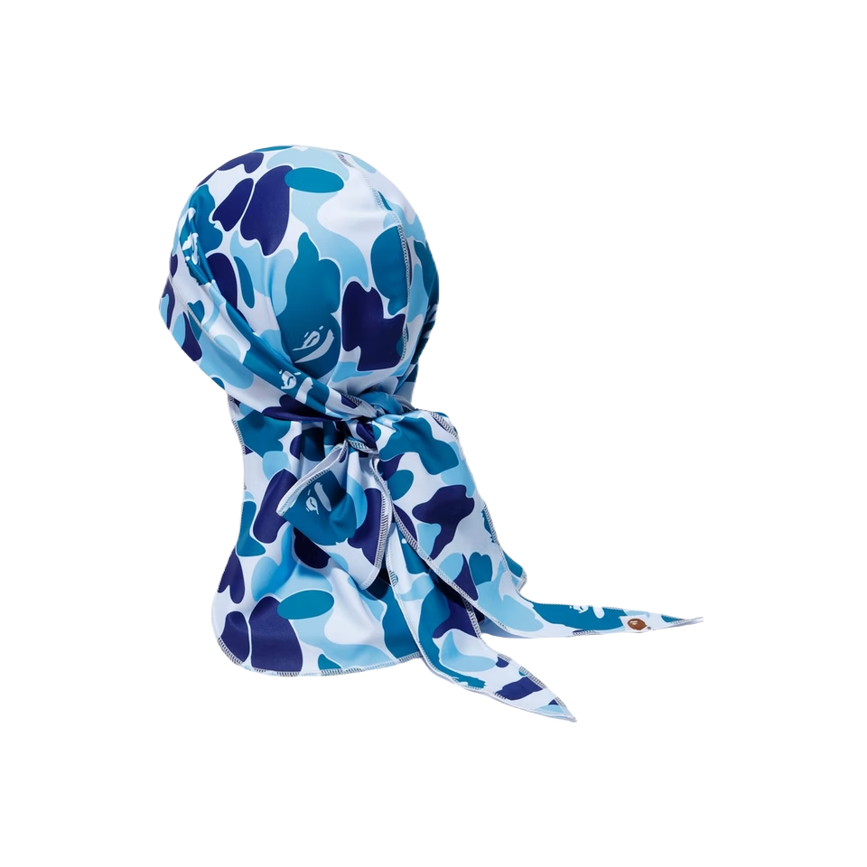 A Bathing Ape ABC Camo Du-rag - Blue Bape
