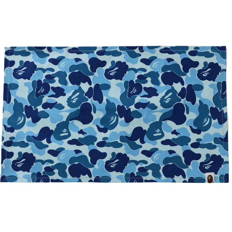 A Bathing Ape ABC Camo Place Mat - Blue Bape