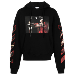 Off-White Caravaggio Slim Hoodie - Black/Red OFF-WHITE