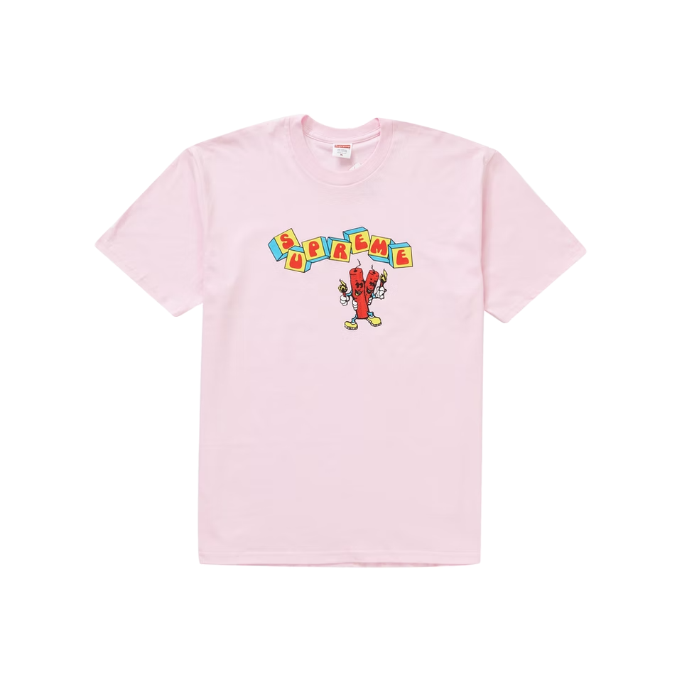 Supreme Dynamite Tee - Light Pink Supreme