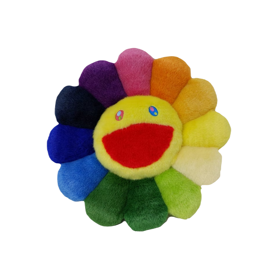 Takashi Murakami Flower Plush MoMA Exclusive (30cm) - Rainbow Takashi Murakami