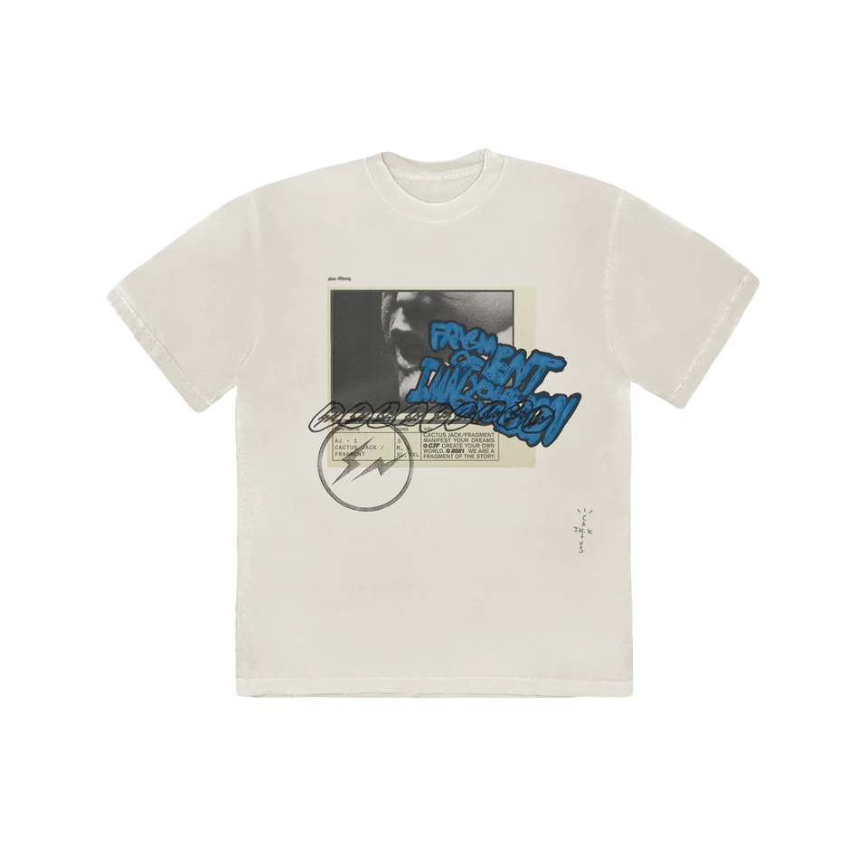 Cactus Jack For Fragment Manifest Tee - White Travis Scott