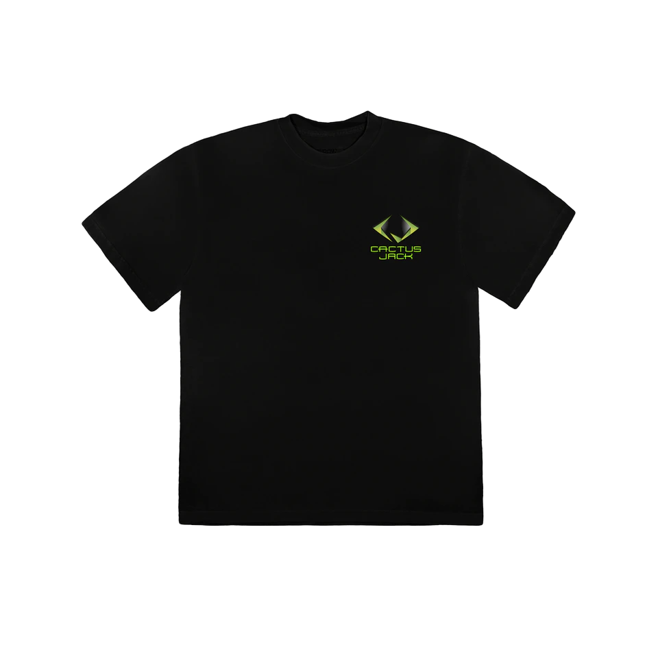Travis Scott CJ Gamer T-Shirt - Black Travis Scott