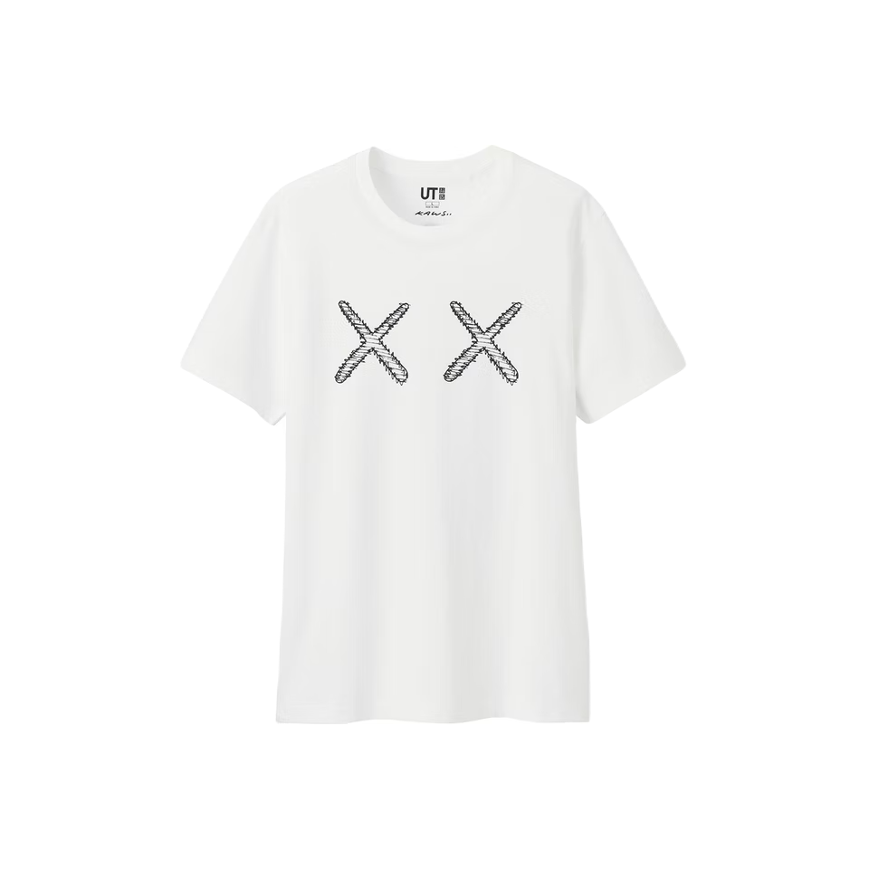 Kaws x Uniqlo XX Tee - White - Used Kaws