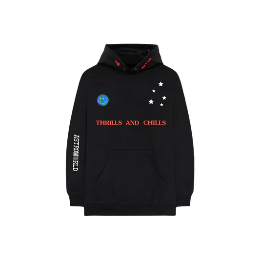 Travis Scott Astroworld World Peace Hoodie - Black