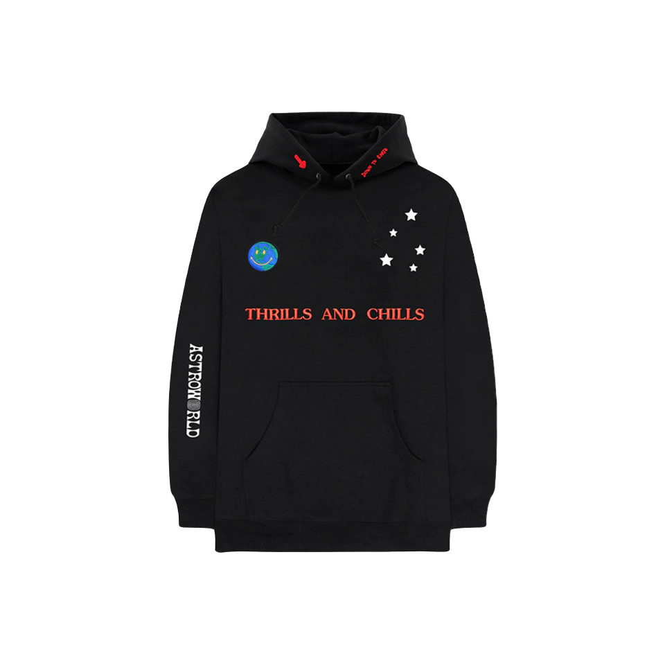 Travis Scott Astroworld World Peace Hoodie - Black