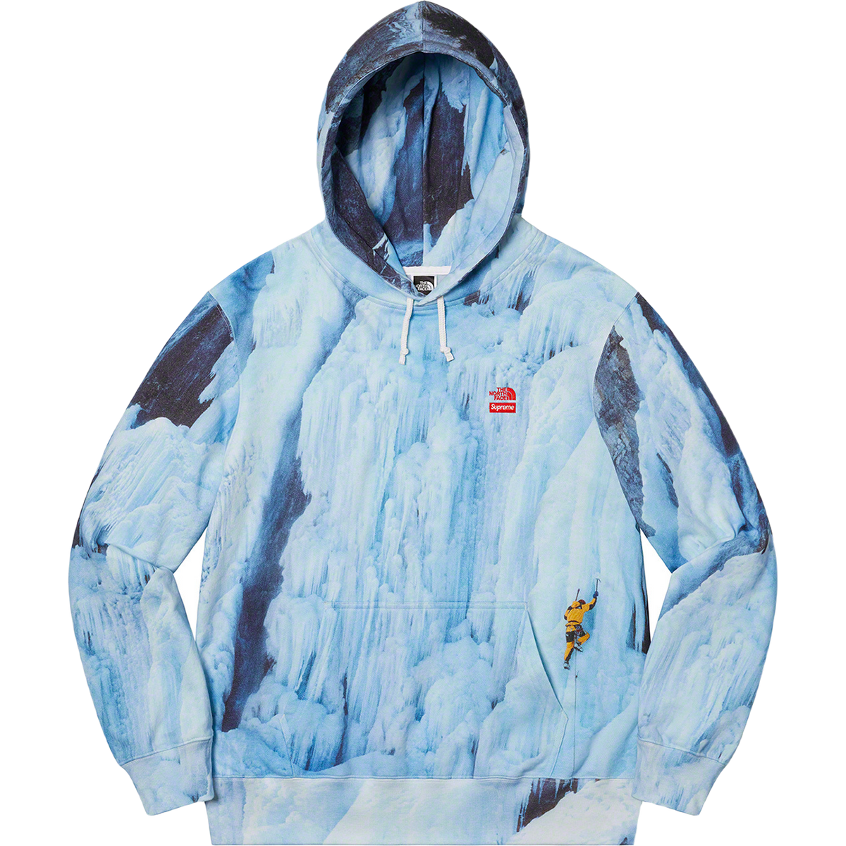 Supreme x The North Face Ice Climb Hooded Sweatshirt - TNF White Supreme