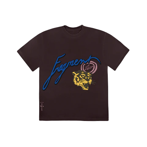 Cactus Jack For Fragment Icons Tee - Brown Travis Scott