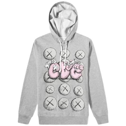 Comme des Garcons SHIRT x KAWS Print Popover Hoody - Grey
