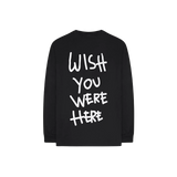 Travis Scott Greetings From L/S T-Shirt - Black
