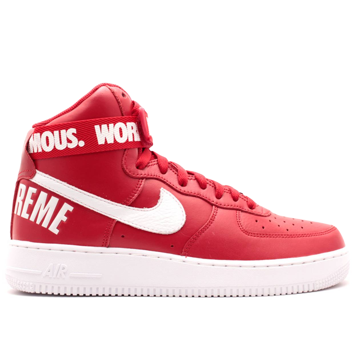 Nike Air Force 1 High Supreme SP - Red - Used