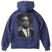 Supreme Malcolm X Hooded Sweatshirt - Washed Navy