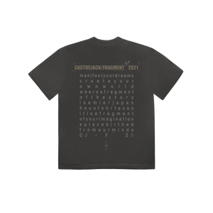 Cactus Jack For Fragment Create Tee - Black Travis Scott