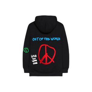 Travis Scott Astroworld World Peace Hoodie - Black Travis Scott