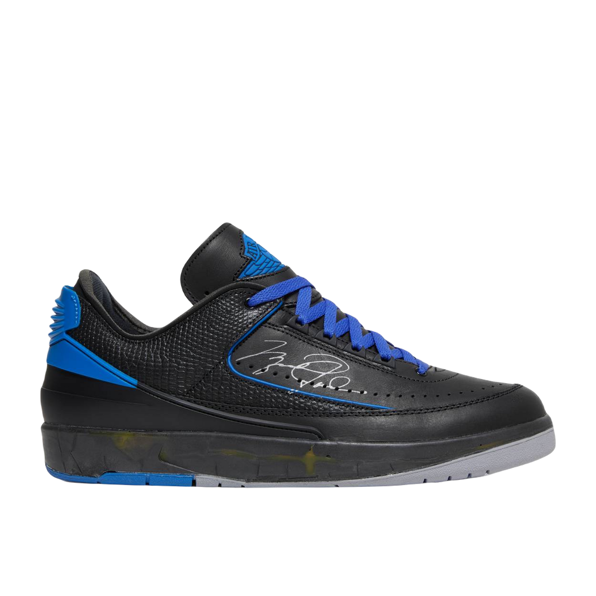 Air Jordan 2 Retro Low SP x Off-White - Black Varsity Royal - Used Air Jordan