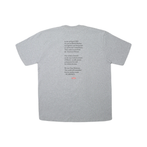 Supreme Scarface Shower Tee - Heather Grey Supreme