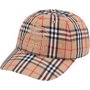 Supreme Burberry Denim 6-Panel - Beige Supreme