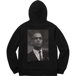 Supreme Malcolm X Hooded Sweatshirt - Black Supreme