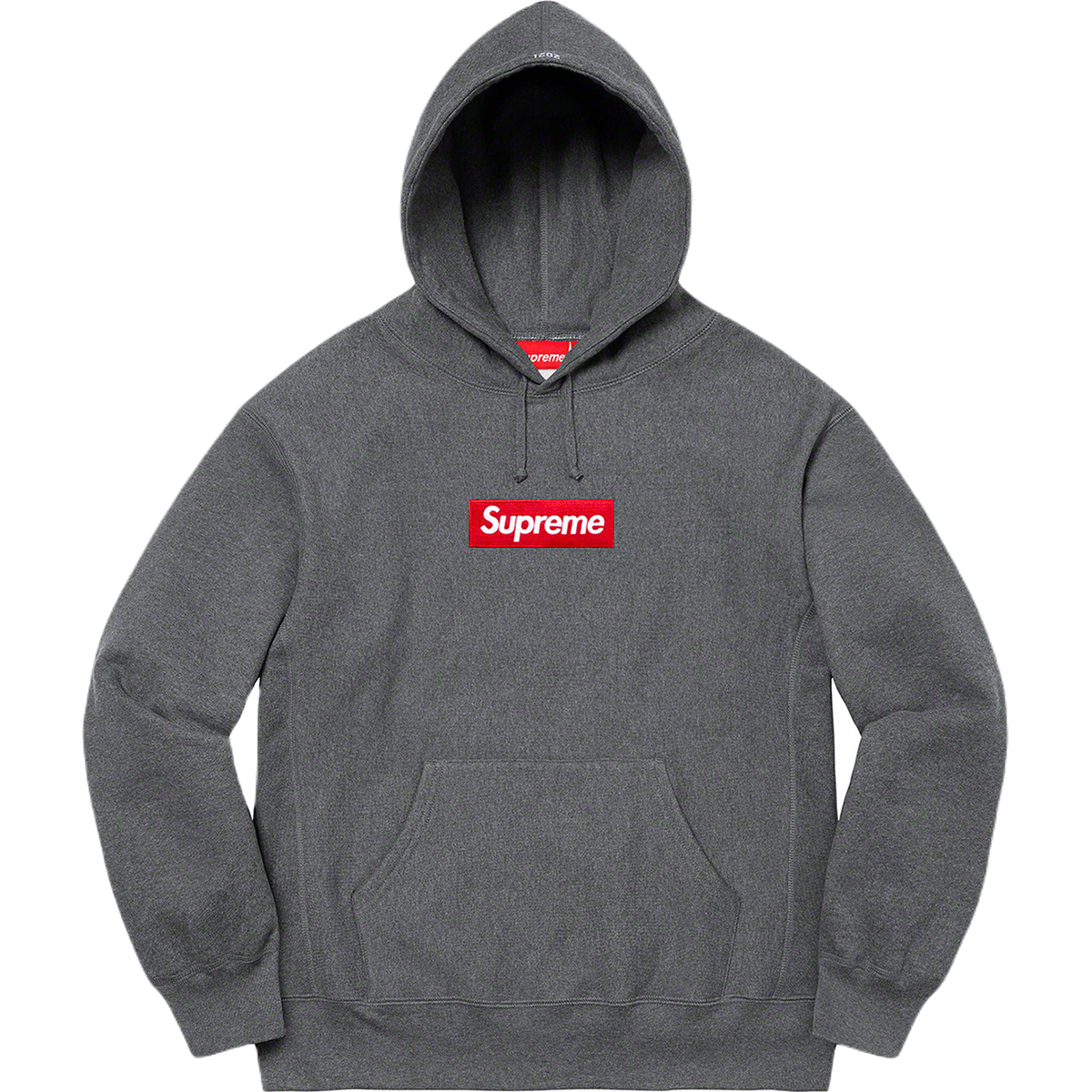 Supreme Box Logo Hooded Sweatshirt - Charcoal Supreme