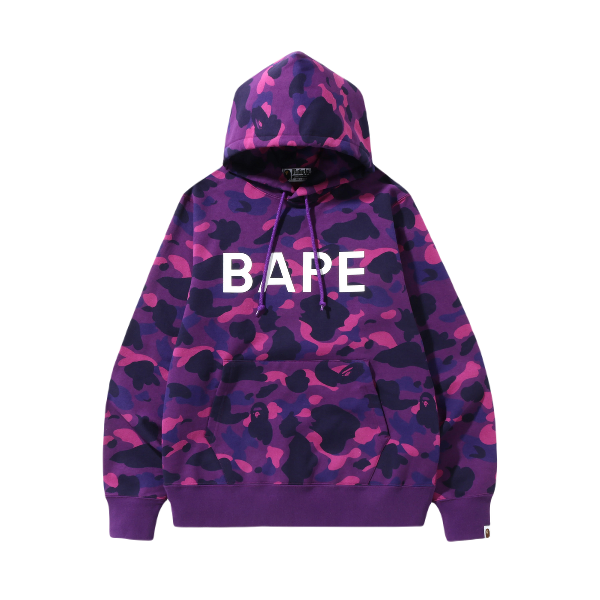 A Bathing Ape Color Camo Hoodie - Purple Camo Bape