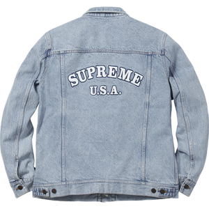 Supreme Denim Trucker Jacket SS16 - Blue Supreme