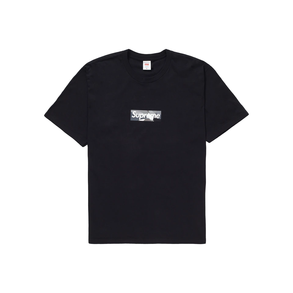 Supreme Emilio Pucci Box Logo Tee - Black/Black Supreme