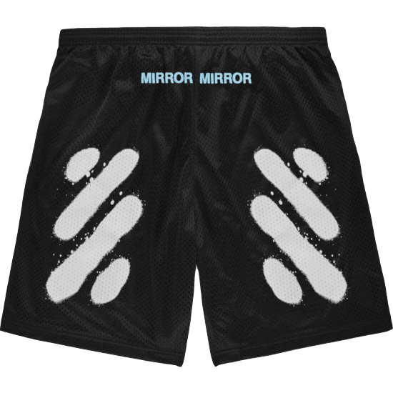 Off-White Mesh Mirror Basketball Shorts - Black OFF-WHITE