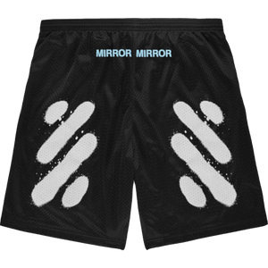 Off-White Mesh Mirror Basketball Shorts - Black - Used OFF-WHITE