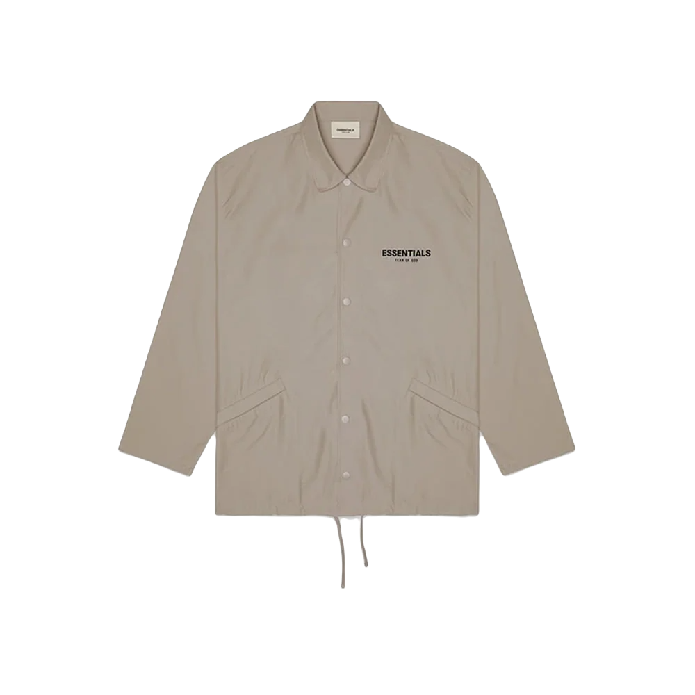 Fear of God Essentials Coach Jacket - Taupe Fear of God