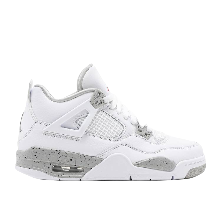 Air Jordan 4 Retro (GS) - White Oreo