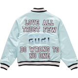 Supreme x Mitchell & Ness Satin Varsity Jacket - Light Blue
