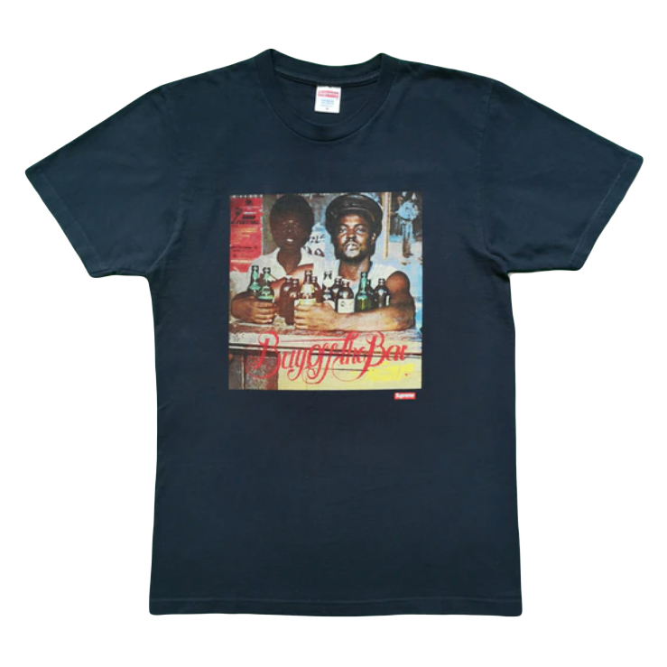 Supreme Wilfred Limonious Buy Off The Bar Tee - Navy Supreme
