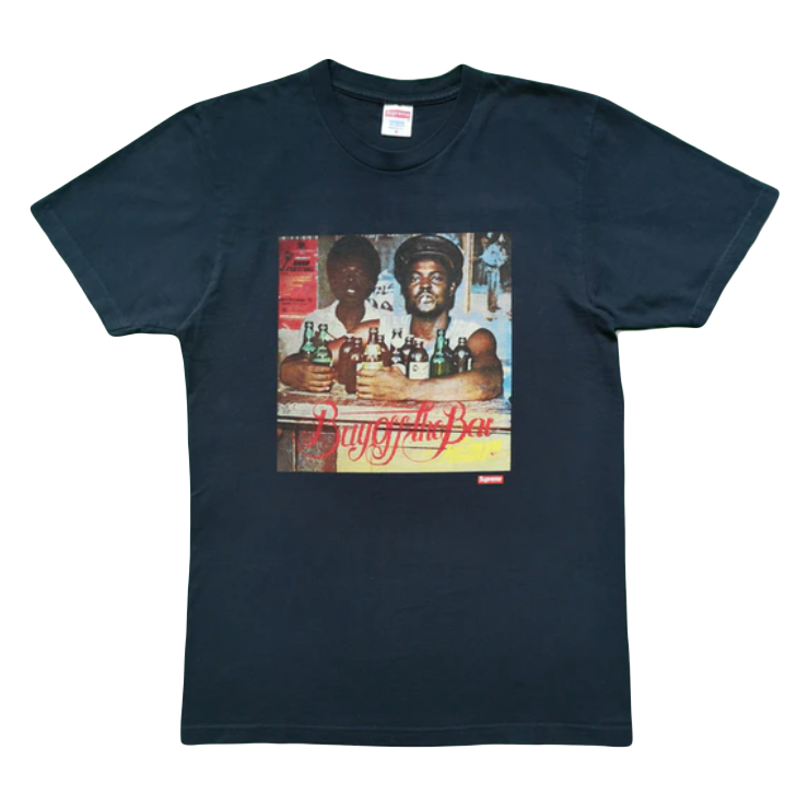 Supreme Wilfred Limonious Buy Off The Bar Tee - Navy