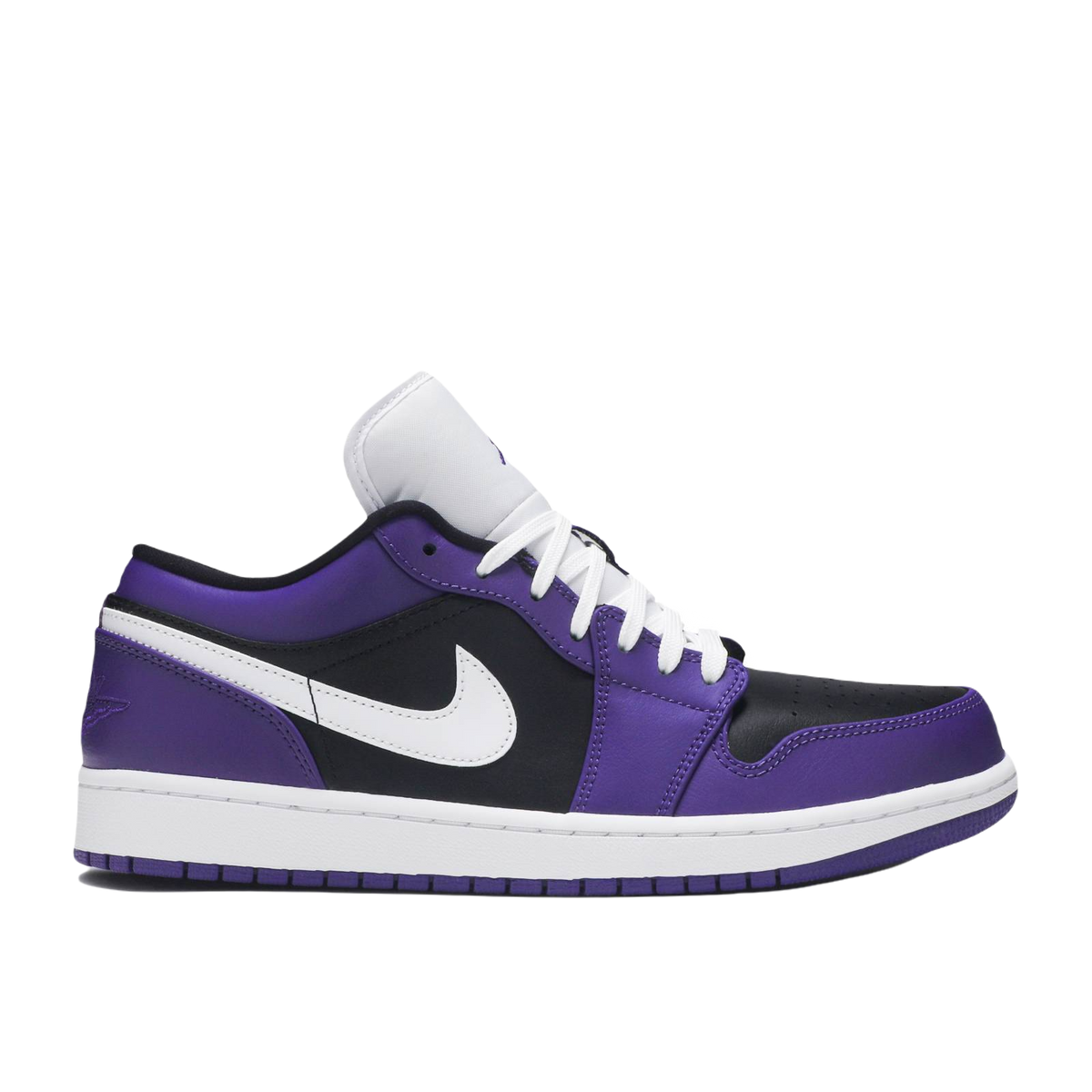 Air Jordan 1 Low Court - Purple Black - Used Air Jordan