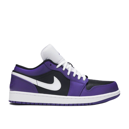 Air Jordan 1 Low Court - Purple Black - Used Air Jordan